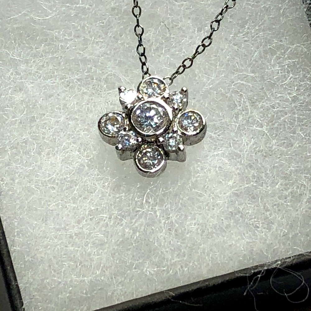 Sterling Silver Snowflake Necklace